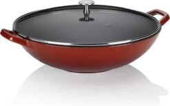 Wokpan Gietijzer Rood, 36 Cm - Kela | Calido -Tefal Shop 1200x755