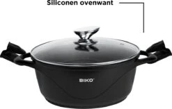 BIKO - Smile Pannen 8 Delige Pannenset - Braadpan - Zwart -Tefal Shop 1200x763 3