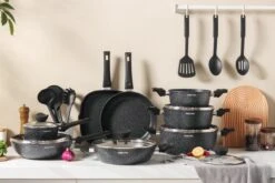 Royal Swiss® - 33-delige Pannenset Inductie - Pannensets - Afneembare Handgreep - Glazen Deksel - Geschikt Voor Oven - PFAS-vrij -Tefal Shop 1200x800 151