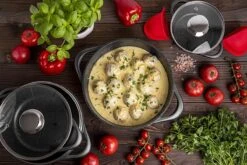 Smile 10-Delige Pannenset - Anti Aanbaklaag - Vaatwasser Bestendig - Zwart - MGK-17 -Tefal Shop 1200x800 199