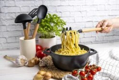 Smile 10-Delige Pannenset - Anti Aanbaklaag - Vaatwasser Bestendig - Zwart - MGK-17 -Tefal Shop 1200x800 201