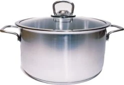 KOOPMAN Roestvrijstalen Pan 4,5 Liter - Met Glazen Deksel -Tefal Shop 1200x827 4