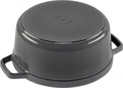 Staub Cocotte - Rond - 24 Cm - Grafietgrijs 7 Staub Cocotte - Rond - 24 Cm - Grafietgrijs -Tefal Shop 1200x859 5