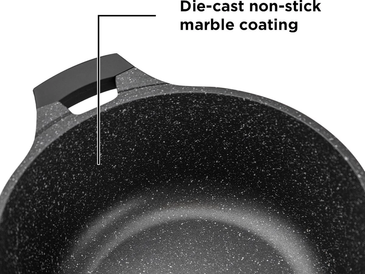 Herenthal Inductie Pannenset- Luxe 10-delige Koekenpannenset - Voor Alle Warmtebronnen - Met Glazen Deksels - Koper 3 Herenthal Inductie Pannenset- Luxe 10-delige Koekenpannenset - Voor Alle Warmtebronnen - Met Glazen Deksels - Koper - Afbeelding 3