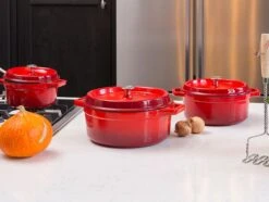 Sola Braadpan Gietijzer - Ø 28 Cm - Oranje/Rood - Gietijzer - Extra Zware Bodem 5 Sola Braadpan Gietijzer - Ø 28 Cm - Oranje/Rood - Gietijzer - Extra Zware Bodem -Tefal Shop 1200x905 10