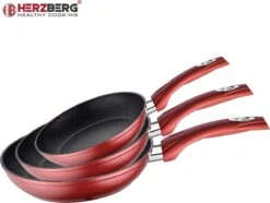Herzberg HG-FP3: 3-Delige Koekenpan Van Gesmeed Aluminium 20/24/28 - ZILVER -Tefal Shop 1200x906 7