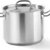 Hendi RVS Kookpan Hoog 5 Liter Kitchen Line + Deksel