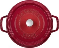 Staub - Ronde Cocotte 24 Cm - Kers -Tefal Shop 1200x960 1
