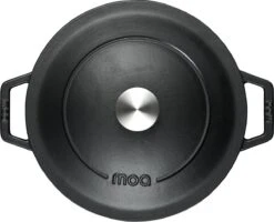 MOA Gietijzeren Braadpan - Inhoud 5,7 Liter - 26CM - Rond - Alle Warmtebronnen - Ook Voor Inductie - Gewicht 5,8 Kg - Zwart - C26B -Tefal Shop 1200x974 6