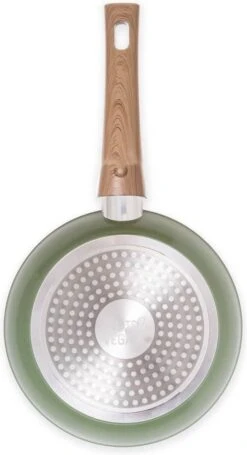 Just Vegan Koekenpan ECO Met Afneembaar Handvat 20 Cm Aluminium Groen -Tefal Shop 651x1200