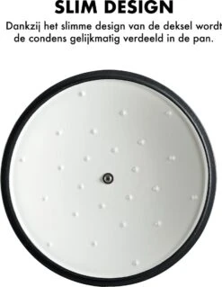MOA Gietijzeren Braadpan - Inhoud 7,2 Liter - 30CM - Rond - Alle Warmtebronnen - Ook Voor Inductie - Gewicht 7,3 Kg - Wit - C30W -Tefal Shop 928x1200